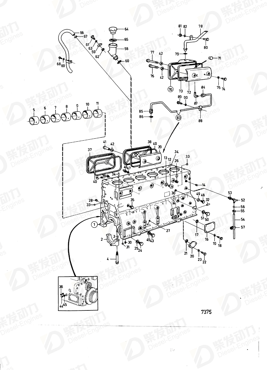 volvo penta Plug 191025 Drawing volvo penta Plug 191025 Drawing